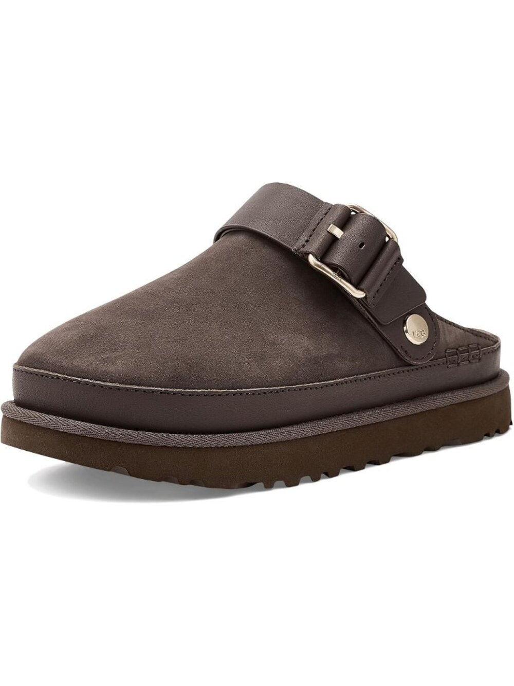 Ugg Women's Molasses Round Toe Heel Strap Golden Star Villa Clog Slippers